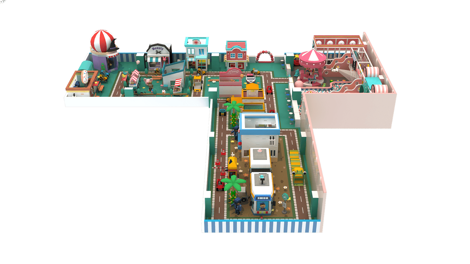 City Simulation Kids Playground Project in Japan - Indoor playground ...