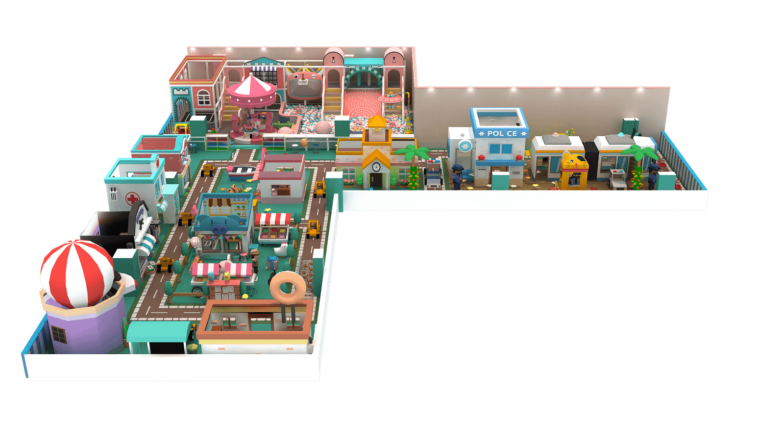 Kid Activity Simulation City Simulation Kids Playground Project in Japan - Indoor playground ...