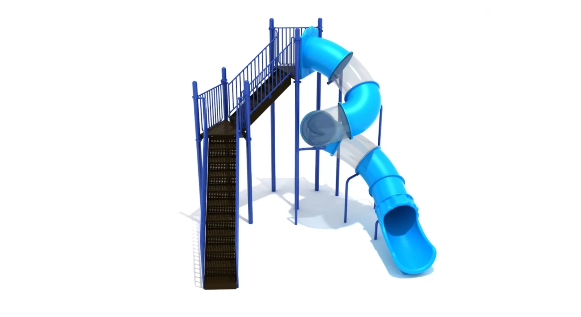 12-Foot-Spiral-Tube-Slide 12 Foot Spiral Tube Slide