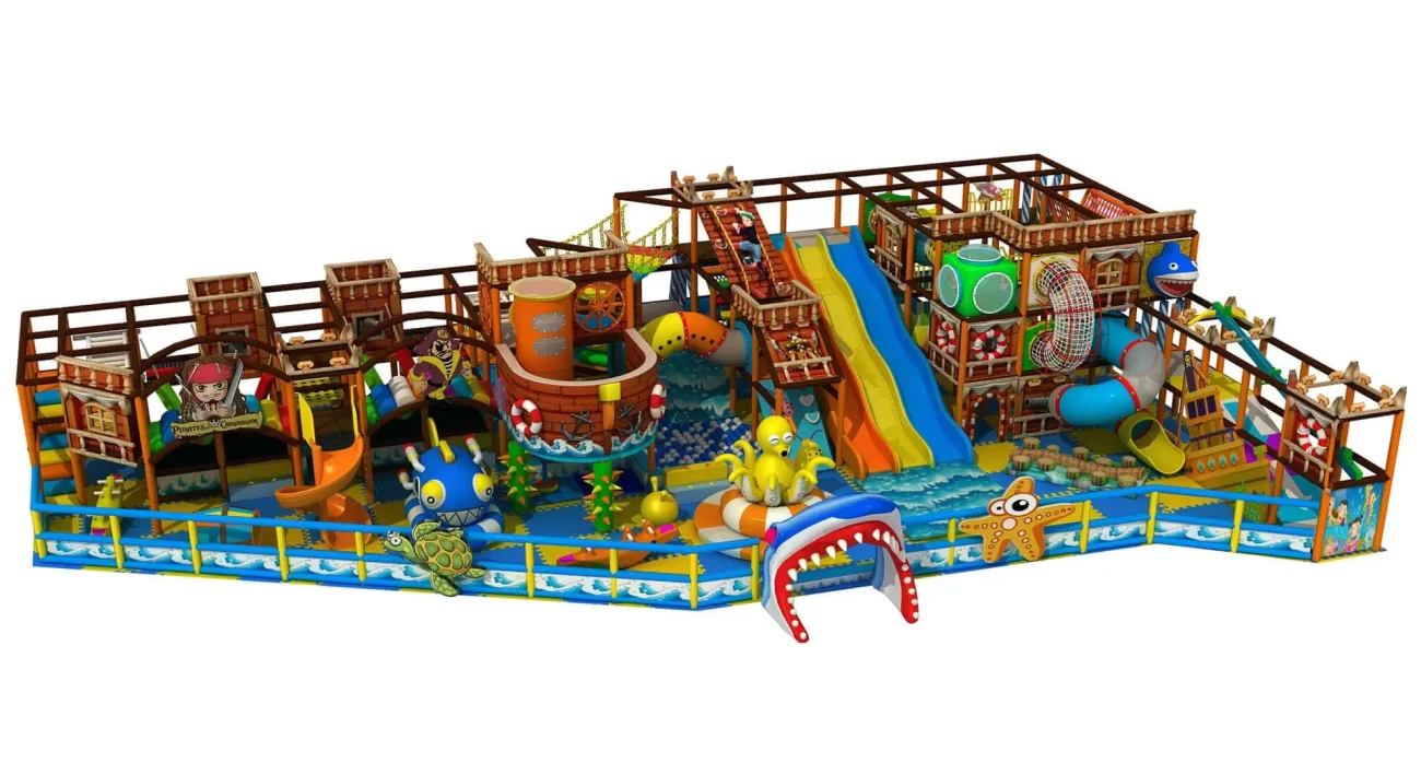 Ocean Adventure Theme Commercial Indoor Playground Equipment