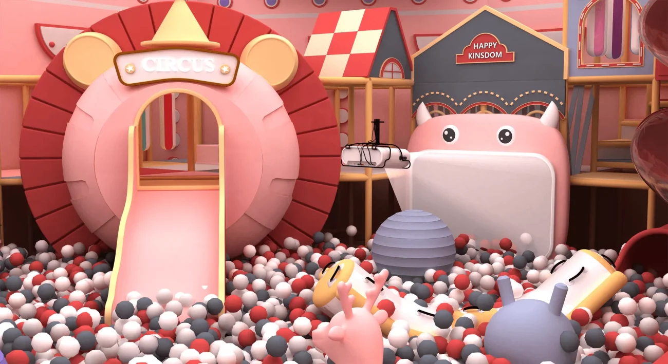 Macaron Themed Toddler Indoor Soft Playground