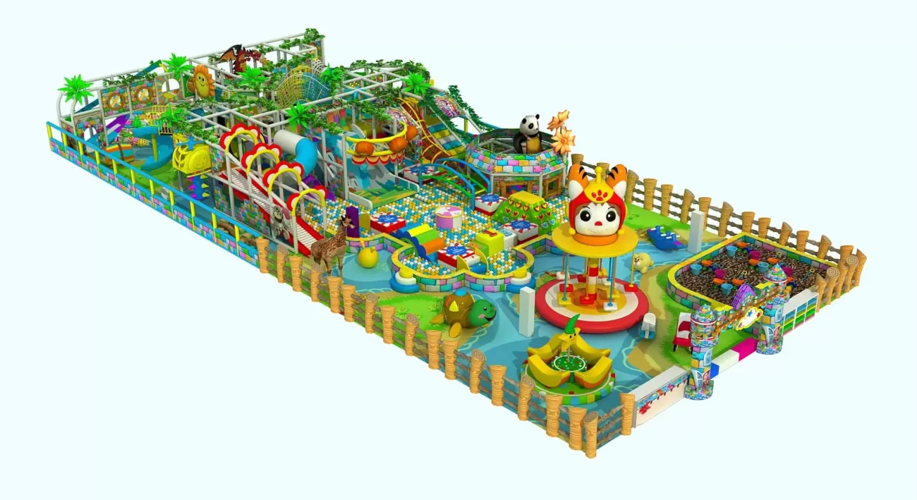 Space Themed Adventure Childrens Indoor Play Area