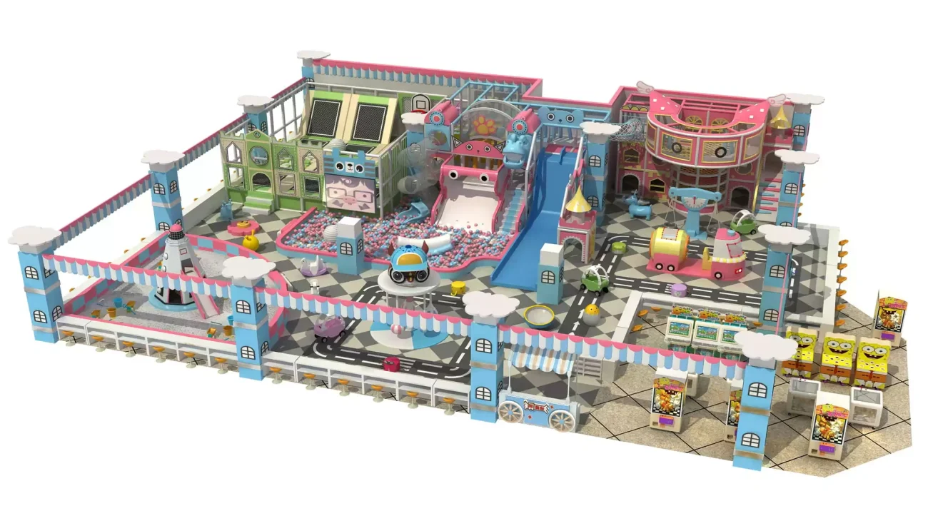 Happy Castle Theme Multifunctional Indoor Amusement Park