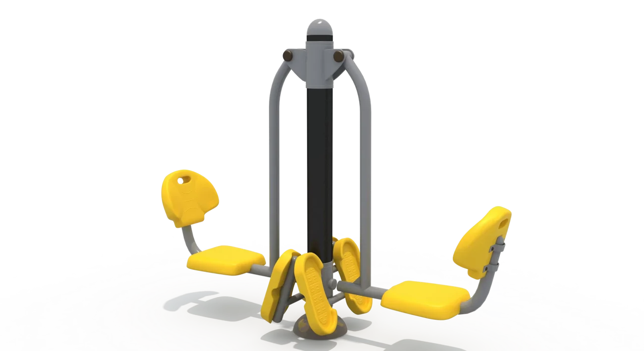 Outdoor Double Position Seat Pedal Training Device