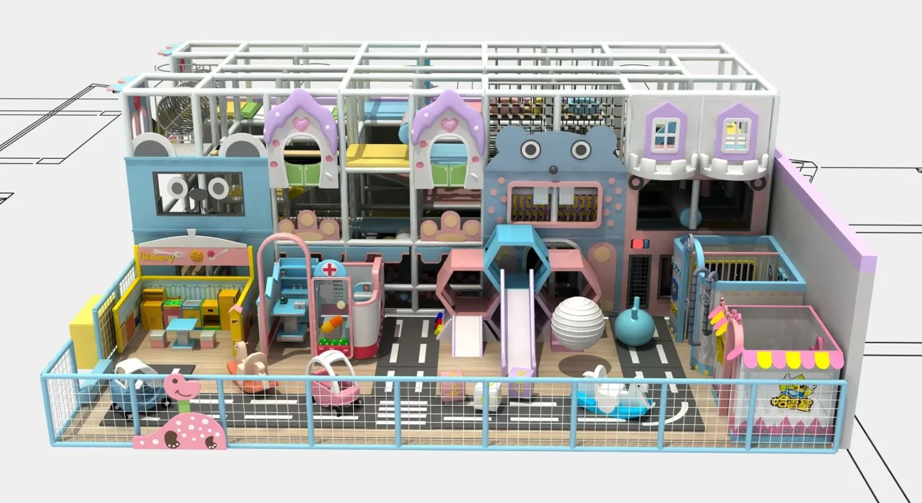 Macaron Indoor Soft Play Set For Sale