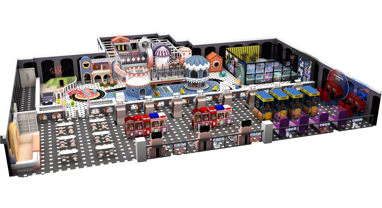 Modern and Futuristic Theme Indoor Playground Equipment