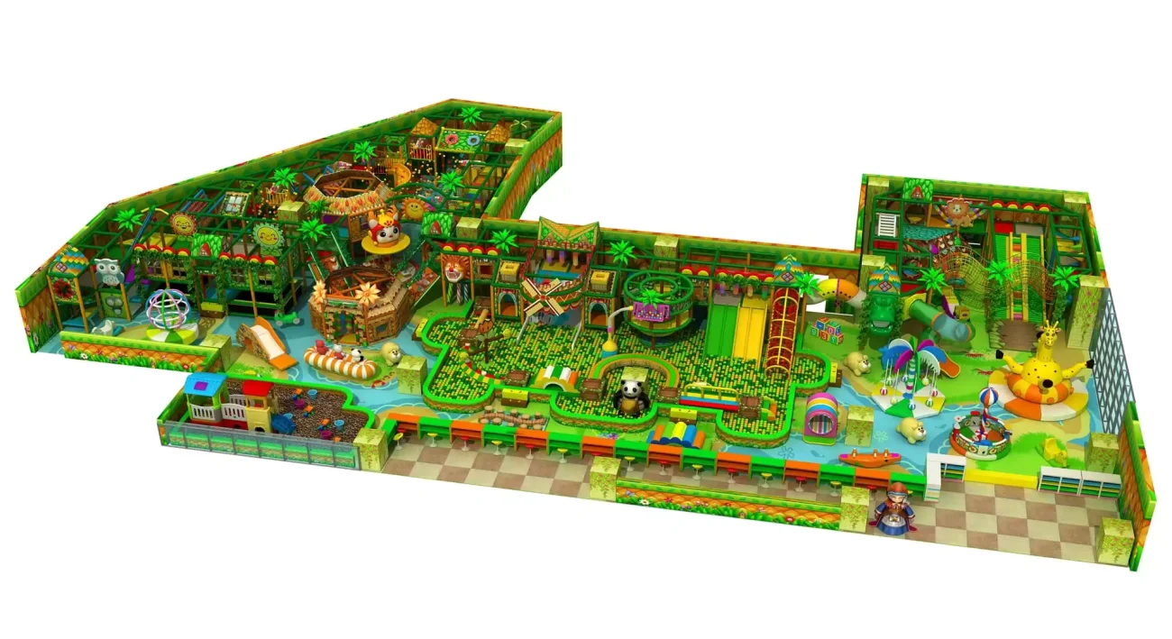 Jungle Safari Climbing Indoor Play Structures