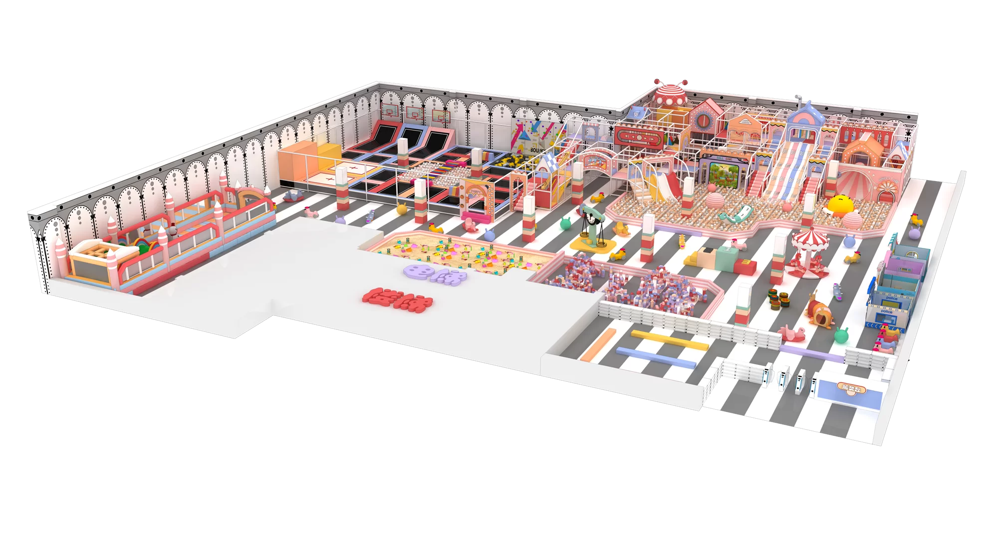 multifuctional-happy-center-indoor-children-amusement-park Multifunctional Happy Center Indoor Children Amusement Park