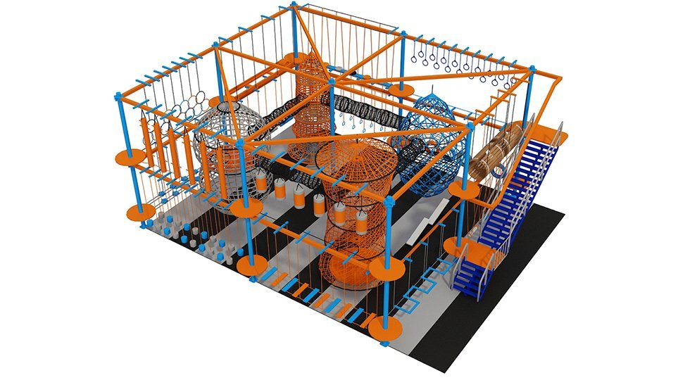 Rope Adventure Indoor Amusement Park Manufacturer-Left side