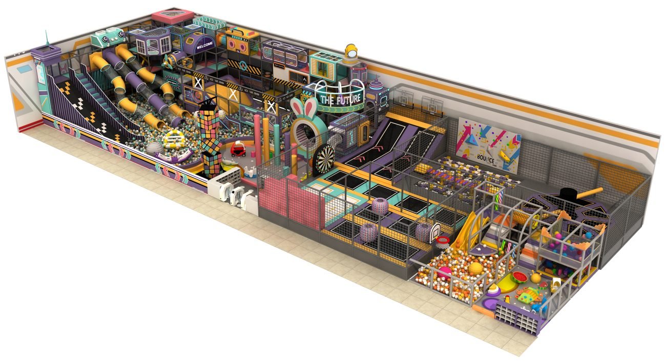 Direct Sales Park Naughty Castle Indoor Playground for Kids-right