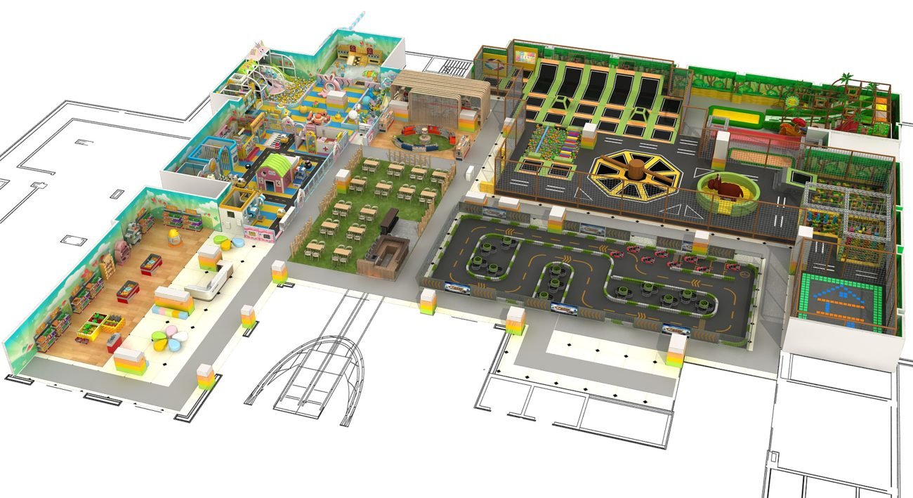 The Largest Indoor Playground Equipment for Children-front