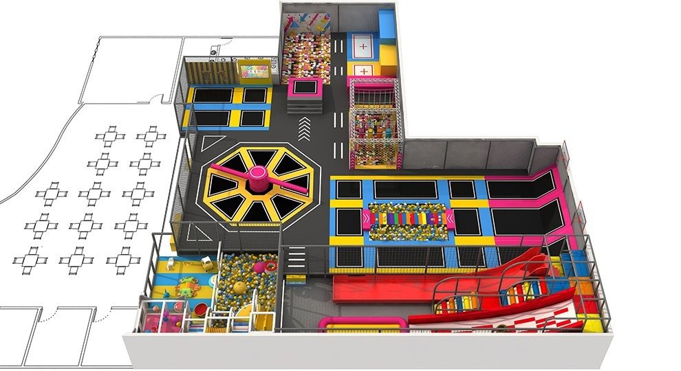 Factory Eco-Friendly Indoor Playground Equipment for sale-front