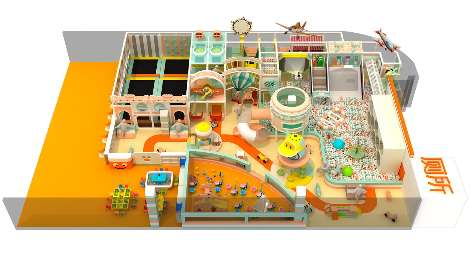 Macron theme indoor playground equipment-indoor playground Macron theme indoor playground equipment-indoor playground