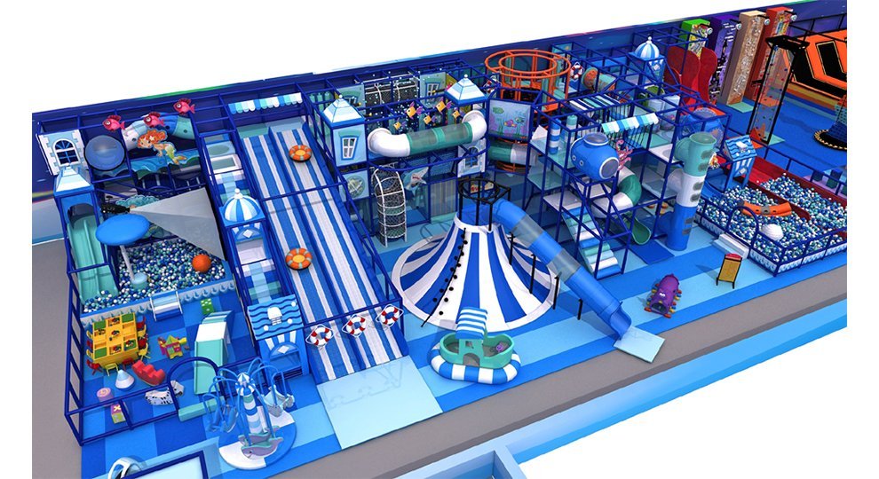 Ocean theme indoor playground for sales-side