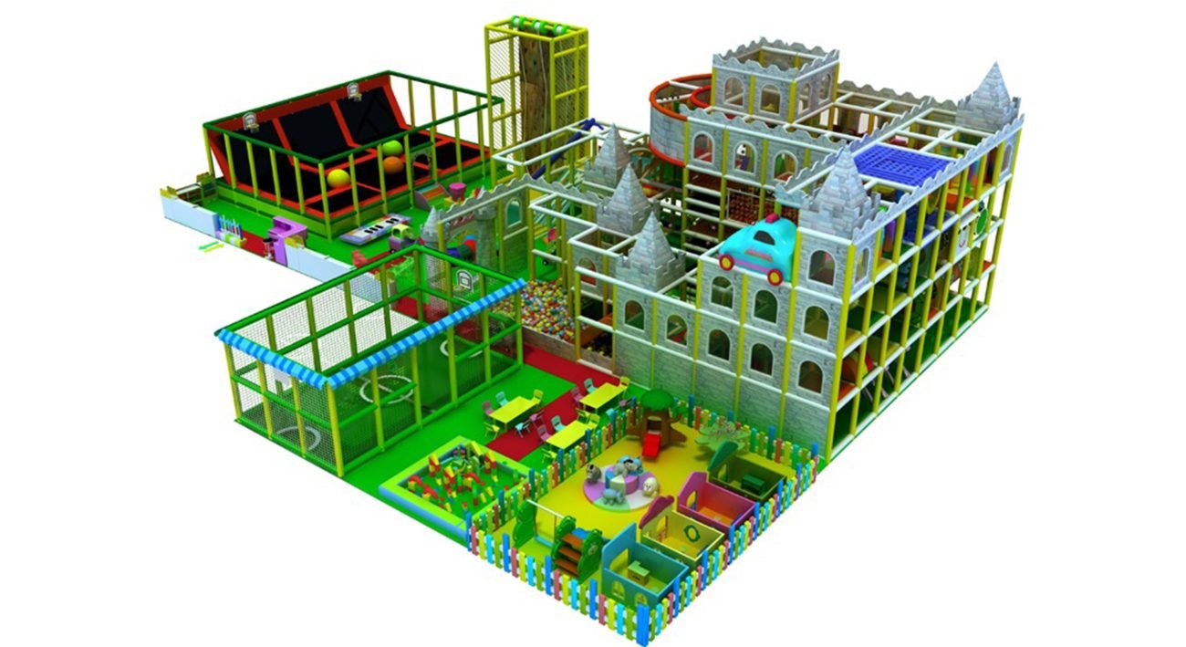 CE certified big indoor playground manufacturer custom