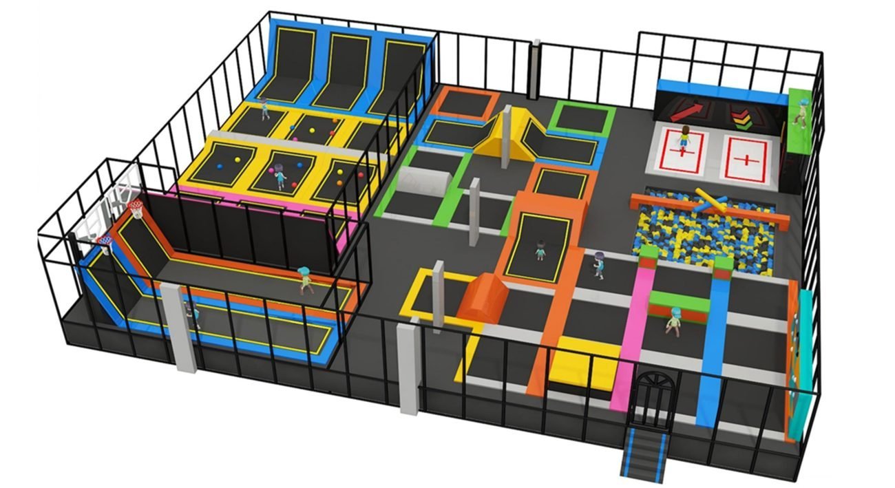 Customized Design Indoor Trampoline Park Builder-front