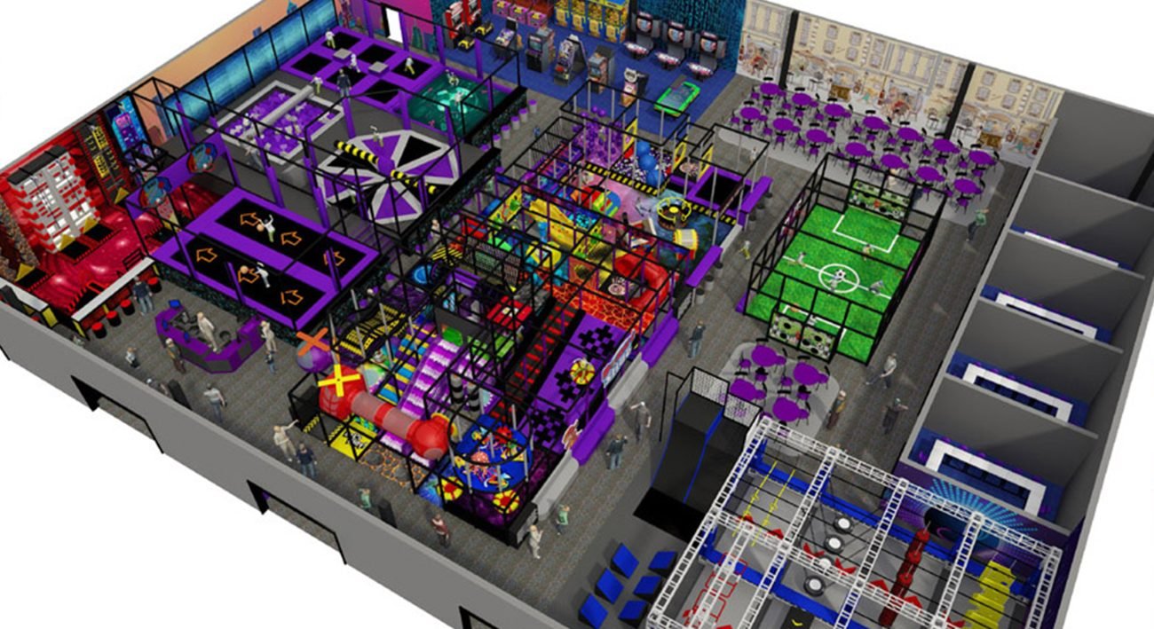 Indoor Playground with Interactive Motion Games-right