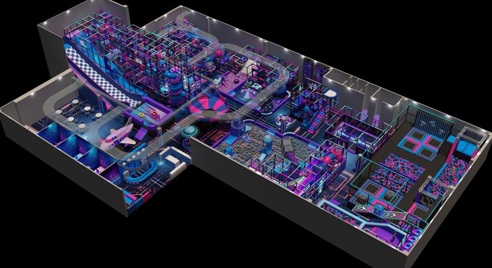 200 Square Meter Shopping Center Indoor Trampoline Park Producer-Trampoline Park 200 Square Meter Shopping Center Indoor Trampoline Park Producer-Trampoline Park