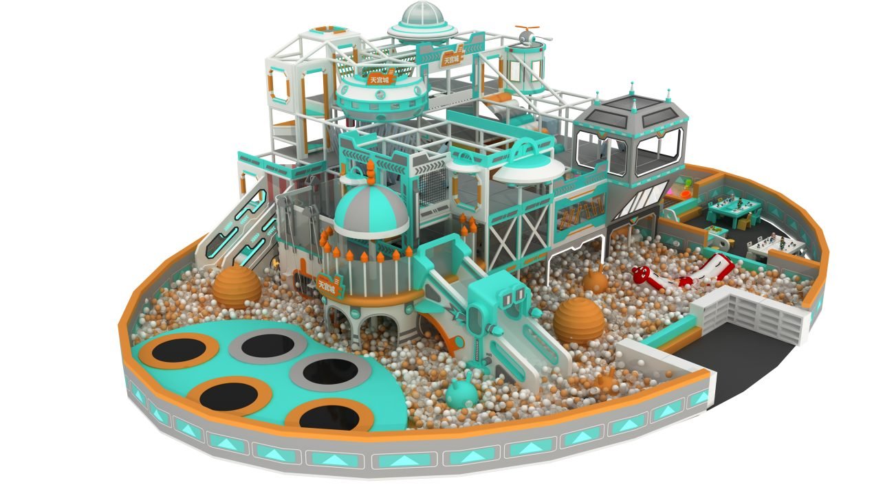 Castle Theme Indoor Playground Equipment For Amusement Parks factory