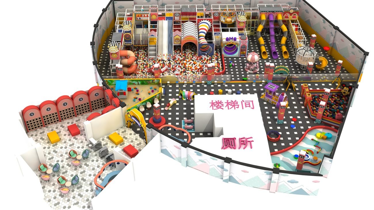 Macaron Color Big Indoor Play Areas Manufacturer wholesale