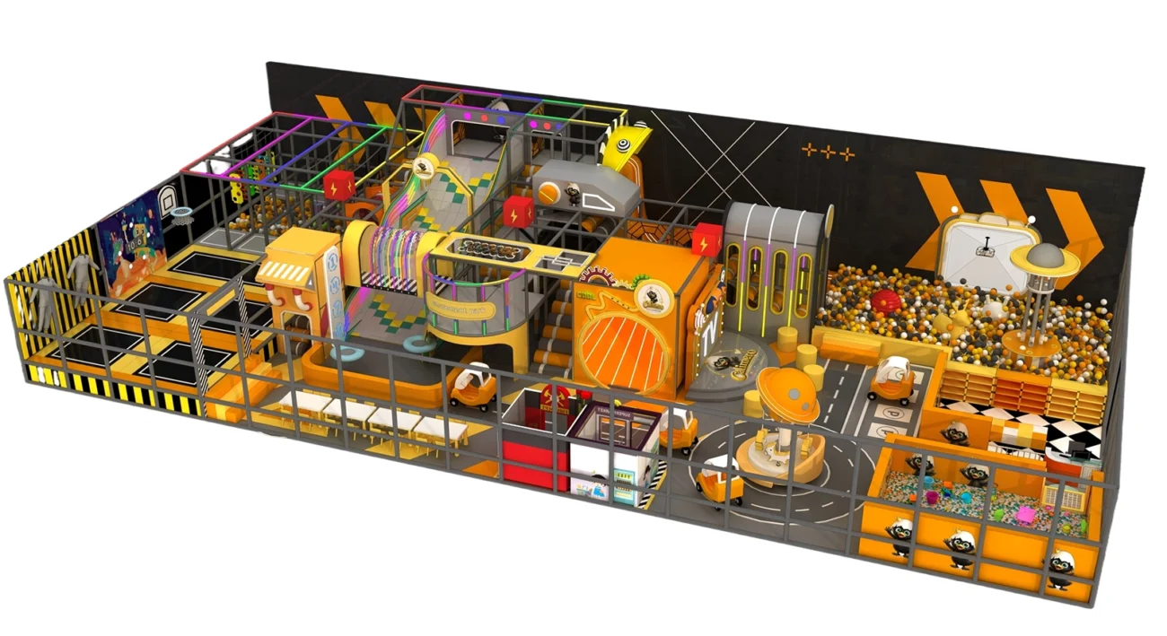 Space Themed Indoor Adventure Play Center