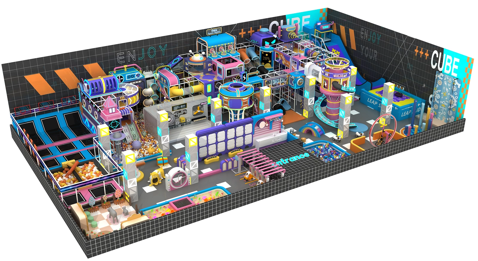 Professional Kids Indoor Play Equipment Supplier