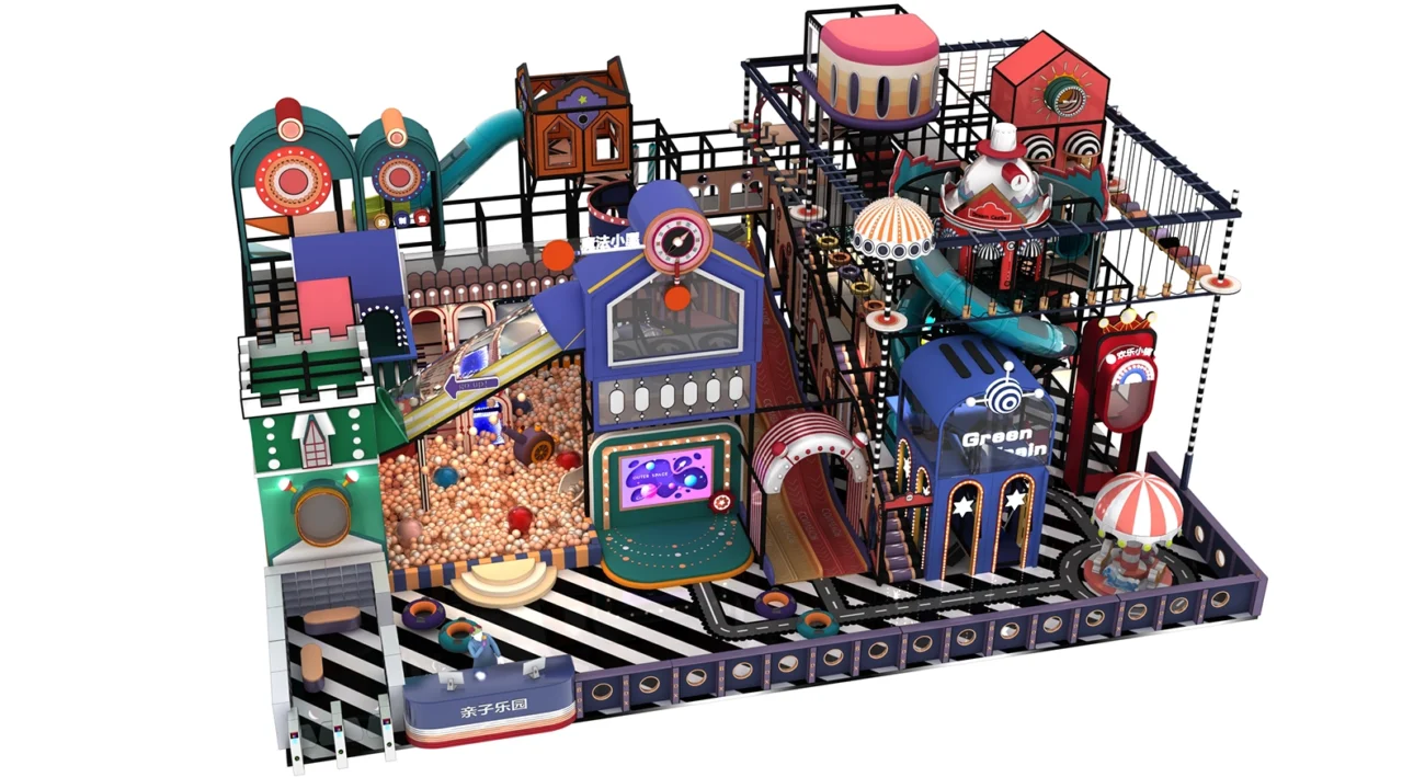 Commercial Indoor Play System for Sale in China