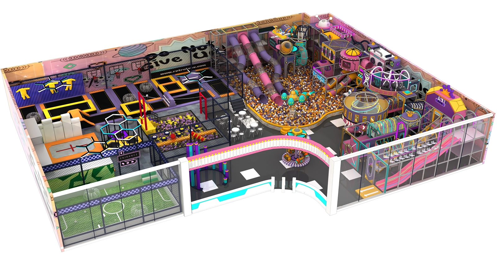 1200 sqm Large Space-Themed Indoor Playground Adventure Soft Play 1200 sqm Large Space-Themed Indoor Playground Adventure Soft Play