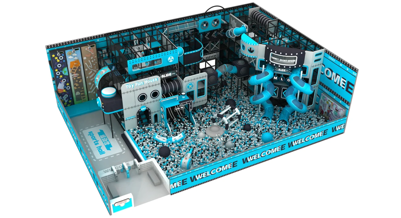 400sqm Space-Themed Indoor Playground with Ball Pit