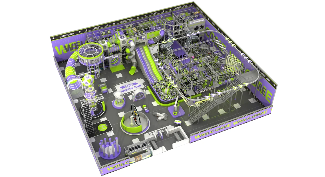 Custom Indoor Playground Franchise Equipment Manufacturer