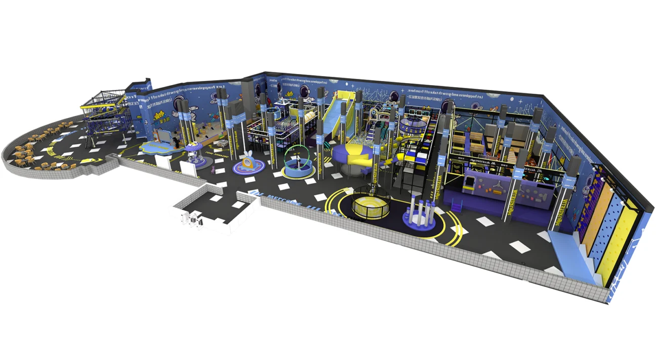 1000㎡ Tech-Themed Commercial Indoor Playground Equipment Factory