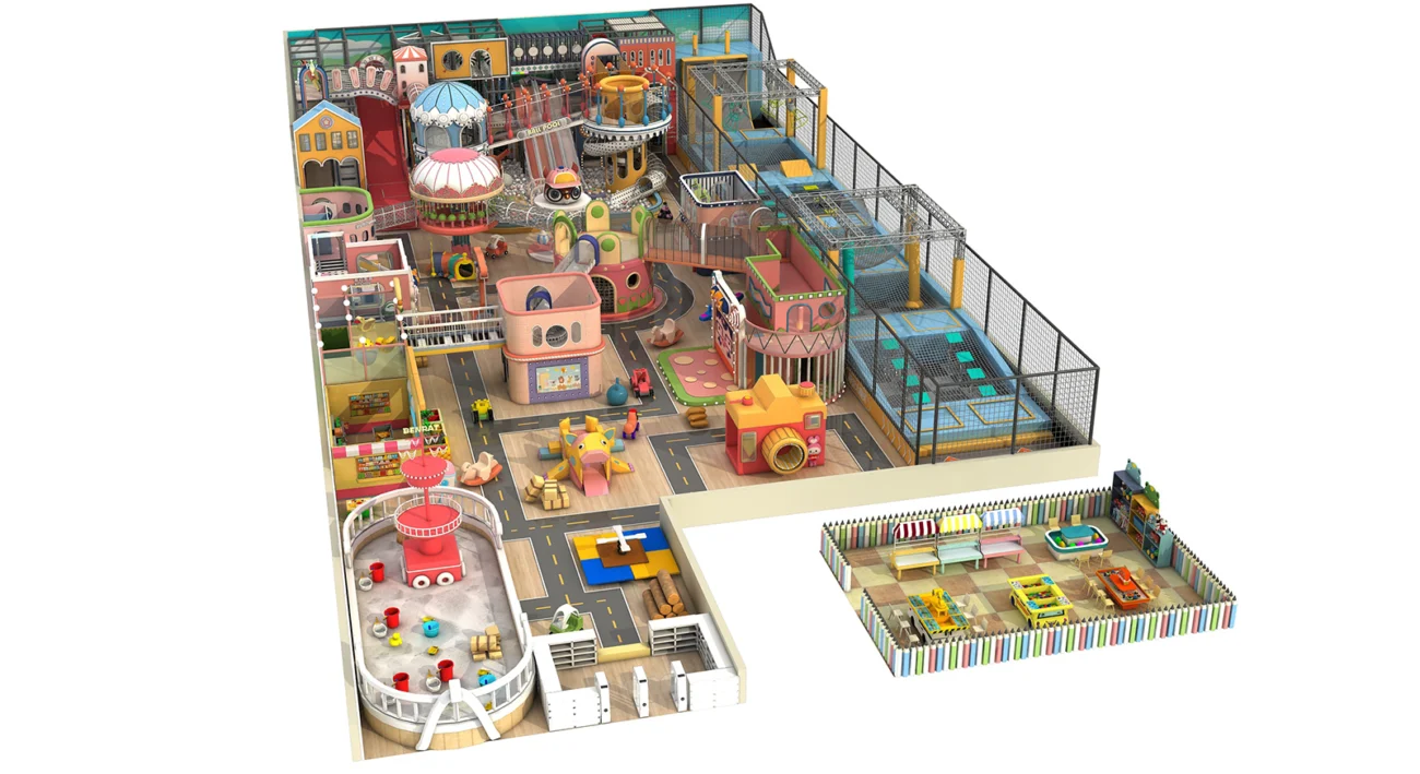 2000sqm China Soft Play Indoor Playground Equipment Factory