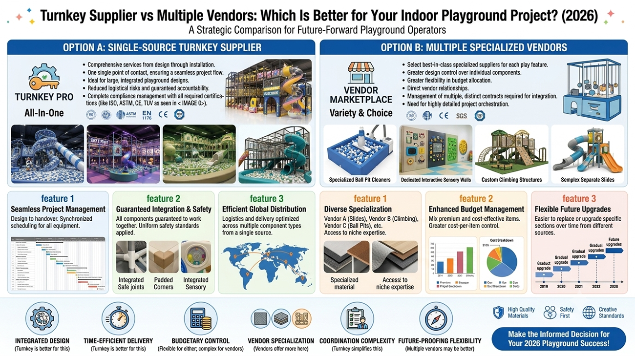 Turnkey Supplier vs Multiple Vendors: Which Is Better for Your Indoor Playground Project? (2026) manufacturer