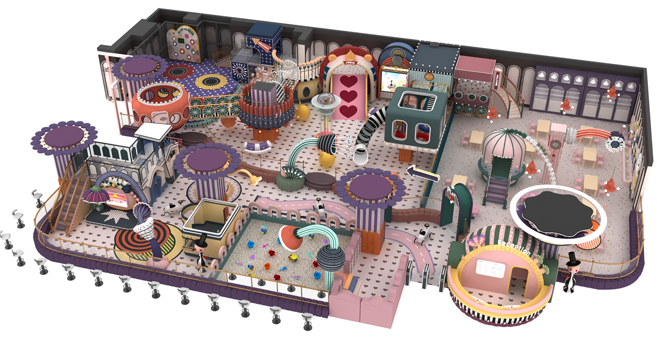 Commercial Fantasy Circus Indoor Playground Equipment Manufacturer Commercial Fantasy Circus Indoor Playground Equipment Manufacturer - 图片 1