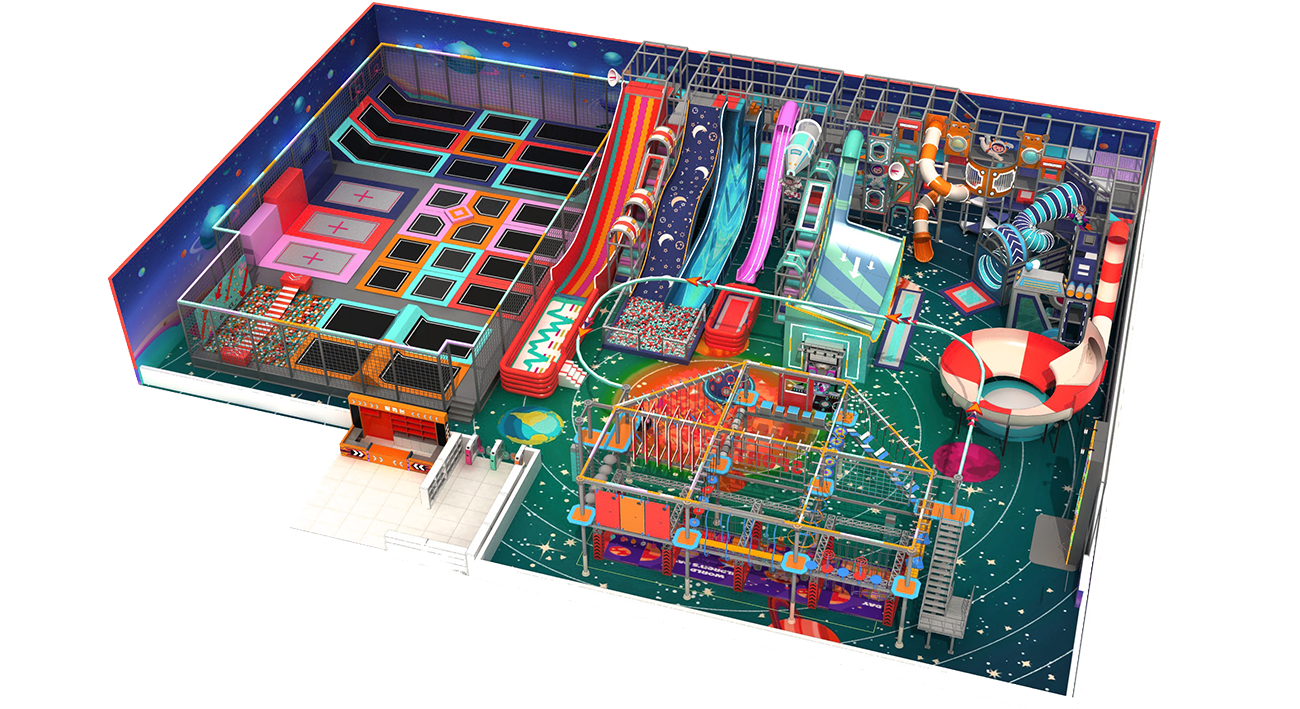 1350sqm Space Theme Family Entertainment Center Equipment 1350sqm Space Theme Family Entertainment Center Equipment