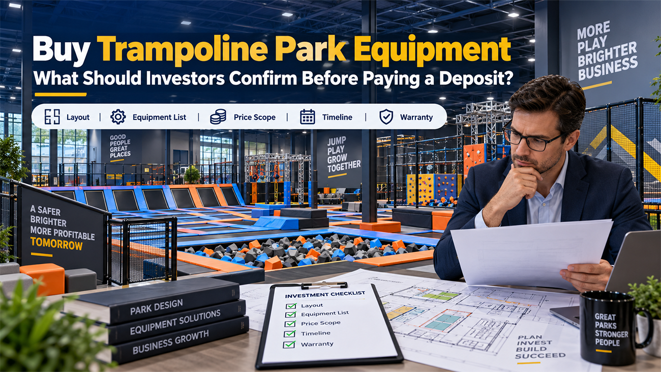 Buy Trampoline Park Equipment What Should Investors Confirm Before Paying a Deposit manufacturer