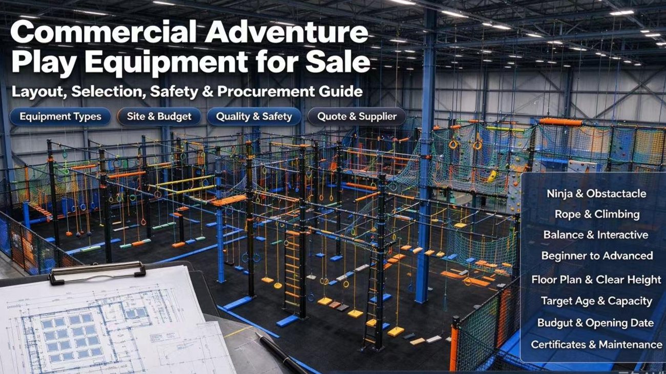 Commercial Adventure Play Equipment for Sale manufacturer