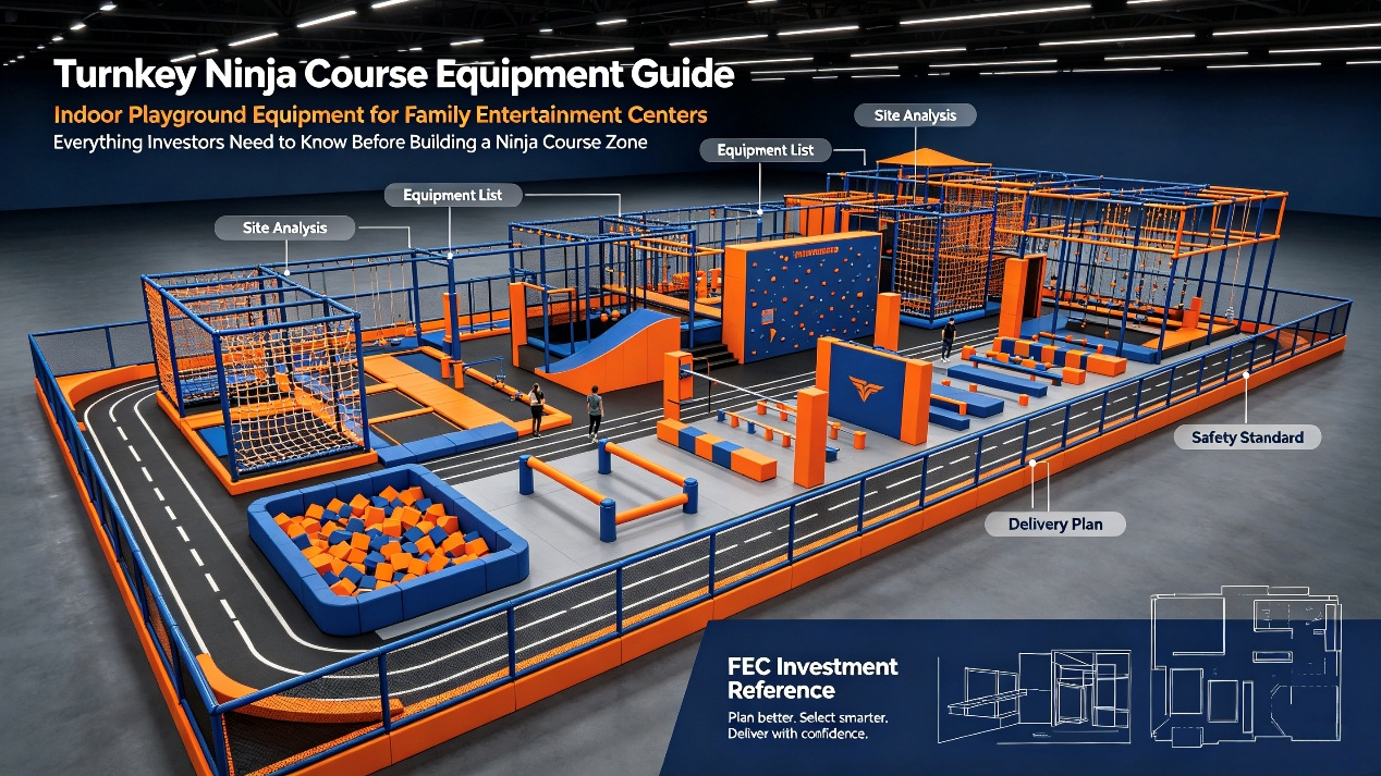 Turnkey Ninja Course Equipment Guide manufacturer
