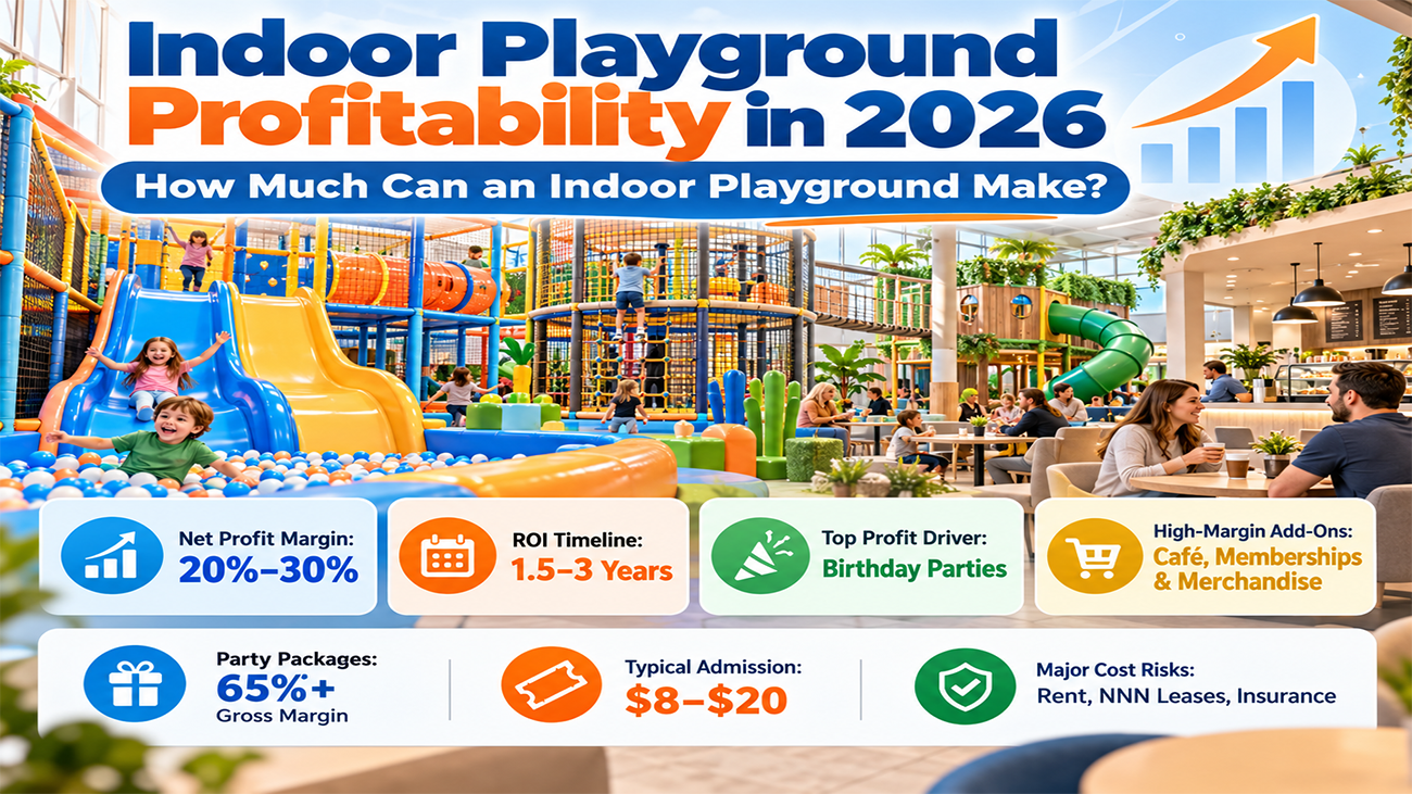 How Profitable Are Indoor Playgrounds in 2026 manufacturer
