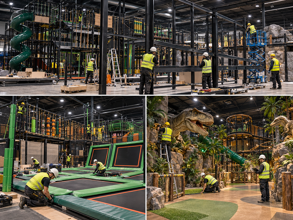 Indoor Adventure Playground Project in Denmark